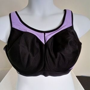 Glamorise 9066 Elite Performance High Impact Seamless Sports Bra NWOT 40DD New